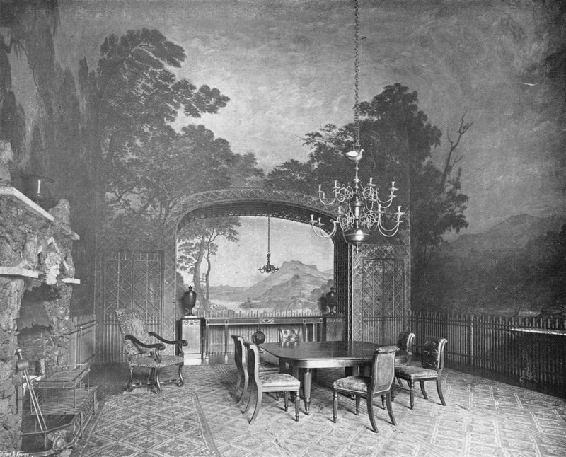 Drakelow Hall: Das Bemalte Speisezimmer von Charles Latham