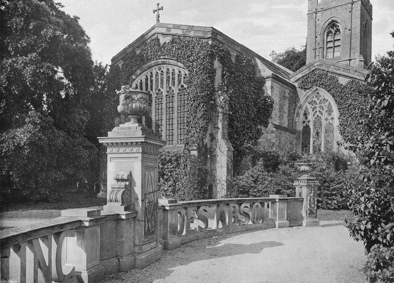 Ende der Ostterrasse von Charles Latham
