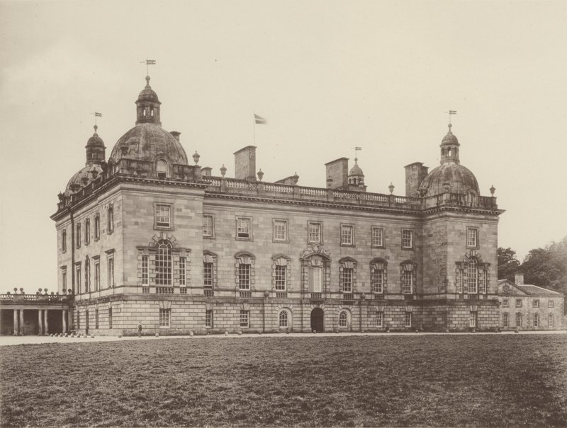 Houghton, Norfolk, die Eingangsfront von Charles Latham