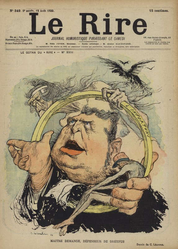 Edgar Demange, Illustration für Le Rire von Charles Leandre
