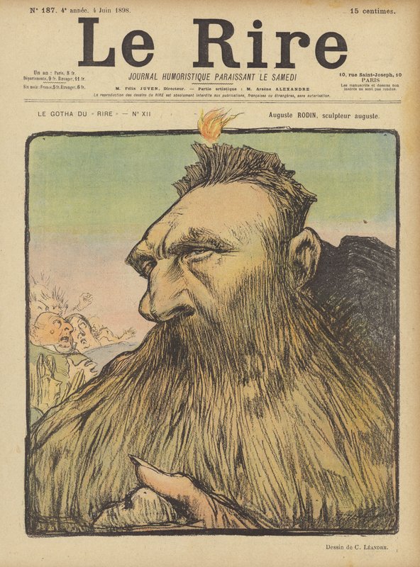 Illustration für Le Rire von Charles Leandre