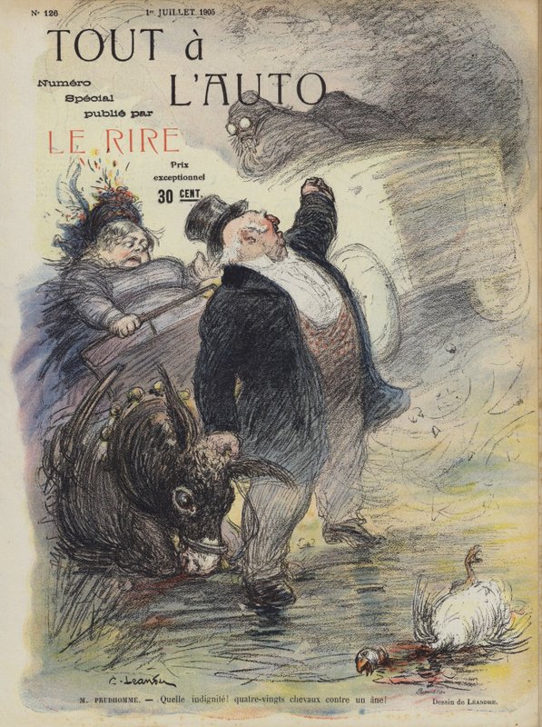 Illustration für Le Rire von Charles Leandre