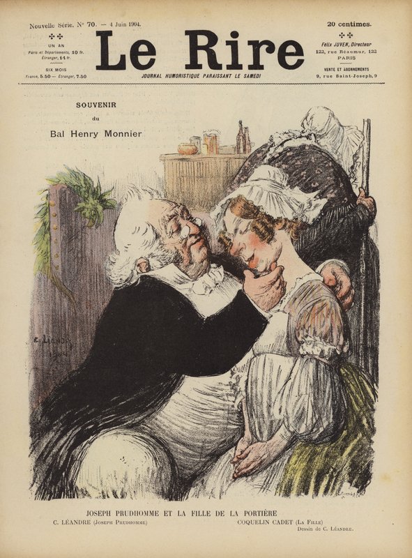 Illustration für Le Rire von Charles Leandre