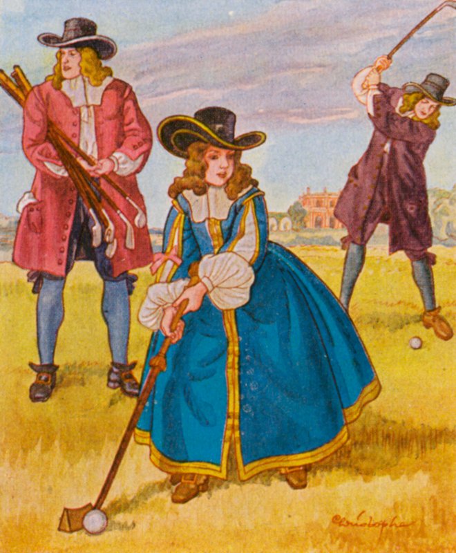 Golfspiel von Christophe (1856 1945)