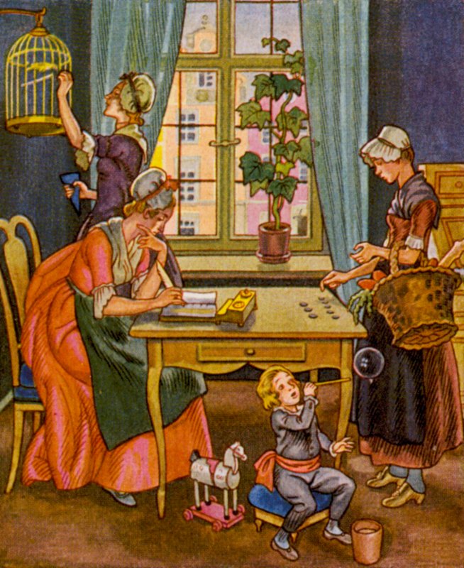 Haushaltsabrechnung von Christophe (1856 1945)