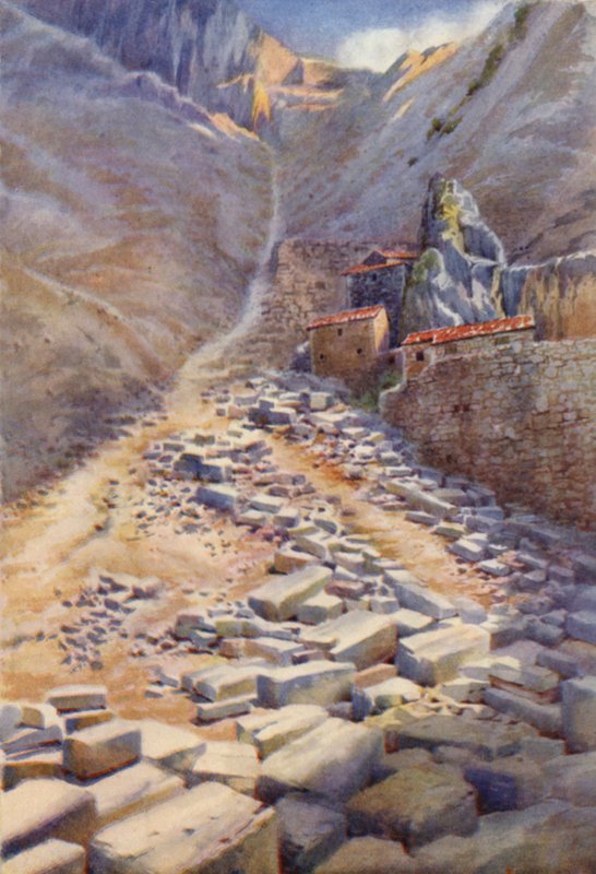 Ravaccione-Steinbrüche, Carrara von Commendator Formilli