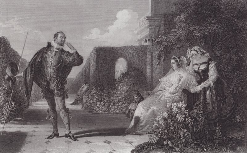 Malvolio, Was ihr wollt von Daniel (after) Maclise