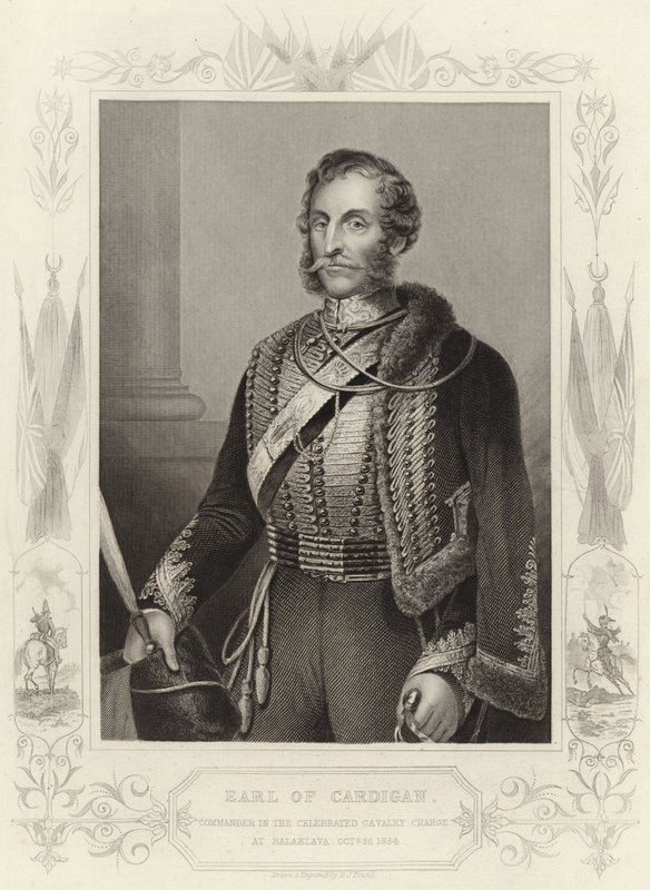 Earl of Cardigan (Gravur) von Daniel John. Pound
