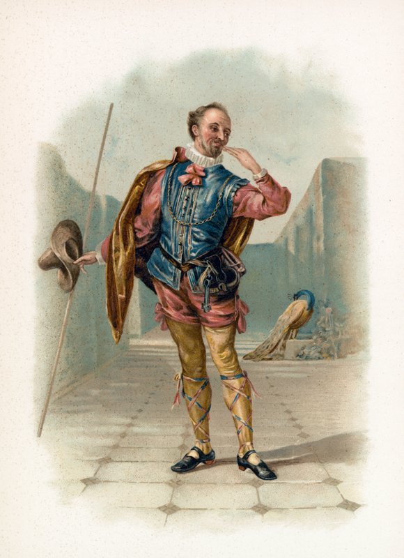 Malvolio aus Was ihr wollt von Daniel Maclise