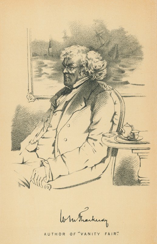 William Makepeace Thackeray von Daniel Maclise