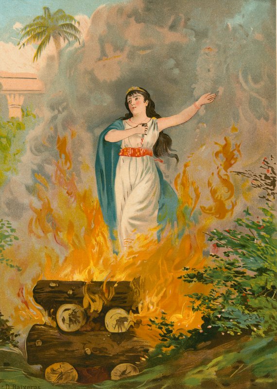 Der Selbstmord der Dido von Dionisio Baixeras Verdaguer