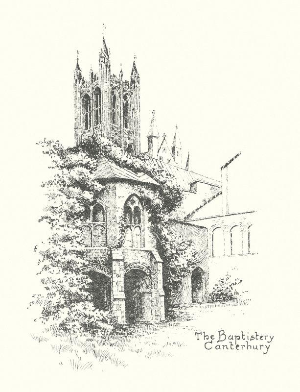 Das Baptisterium, Canterbury von Duncan Moul