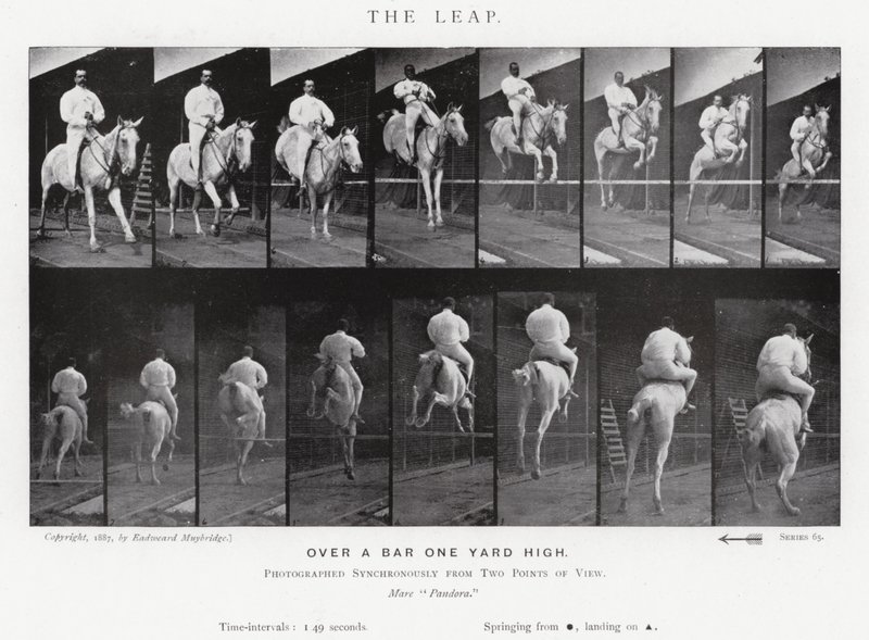 Der Sprung von Eadweard Muybridge