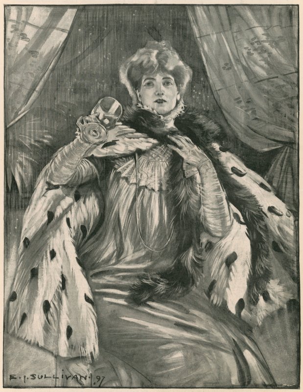 Sarah Bernhardt von Edmund Joseph Sullivan