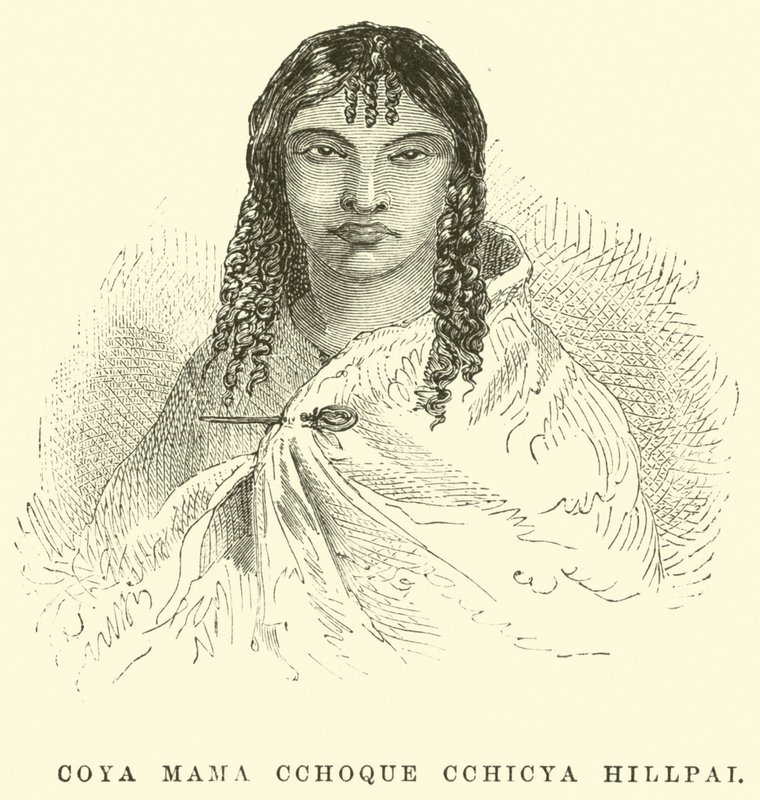 Coya Mama Cchoque Cchicya Hillpai von Edouard Riou