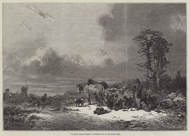 Eine Meile von Zuhause entfernt von Eduard Hildebrandt