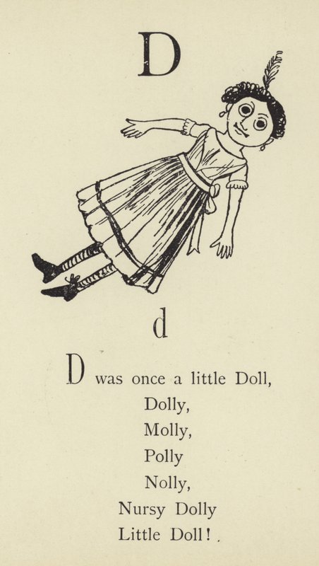 Der Buchstabe D von Edward Lear