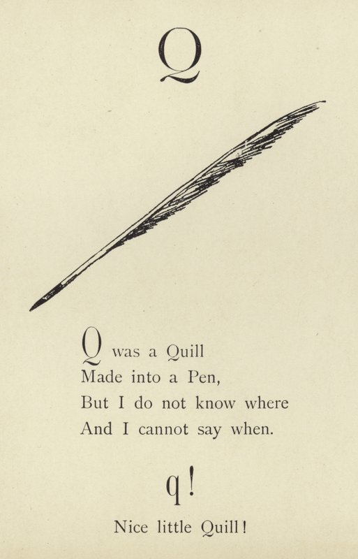 Der Buchstabe Q von Edward Lear