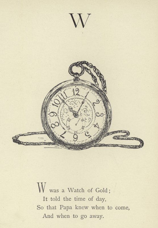 Der Buchstabe W von Edward Lear