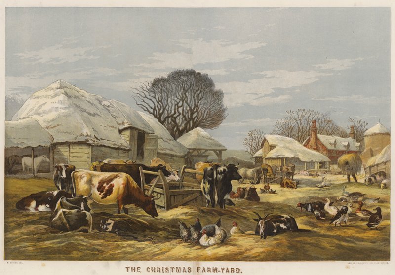 Der Weihnachtsbauernhof von Edward Duncan