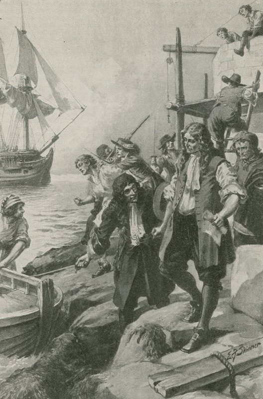 Winstanley von Piraten entführt (Lithographie) von Edward Frederick Skinner