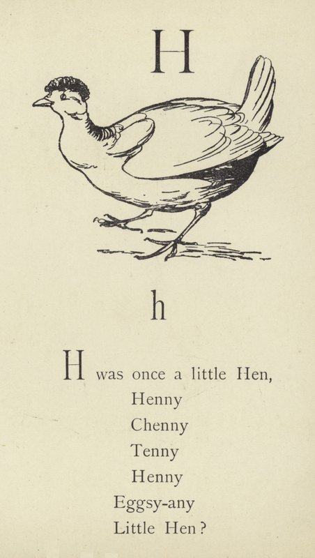 Der Buchstabe H von Edward Lear
