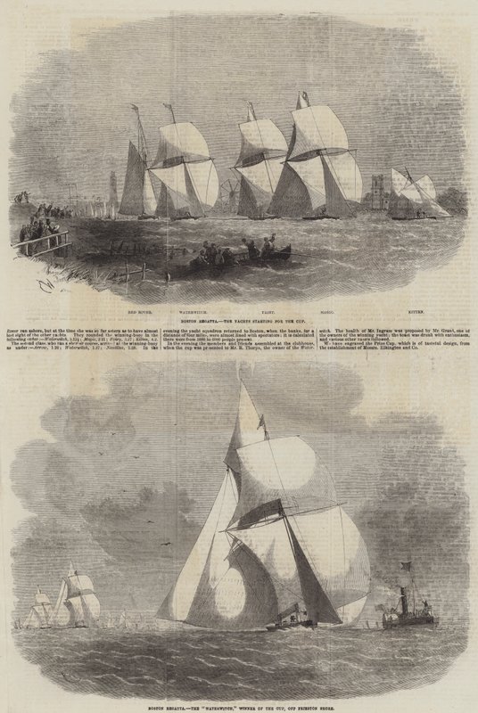 Boston Yacht Club Regatta von Edwin Weedon