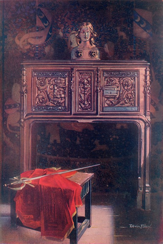 Geschnitzter Eichendressoir--Louis XII von Edwin John Foley