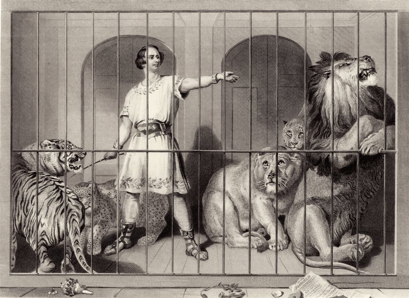 Van Amburgh und die Löwen von Edwin Landseer