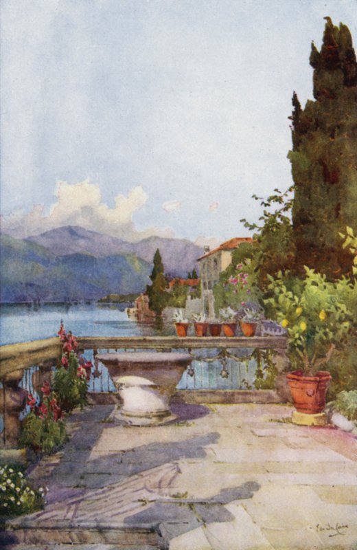 Ein Garten in Orta von Ella Du Cane