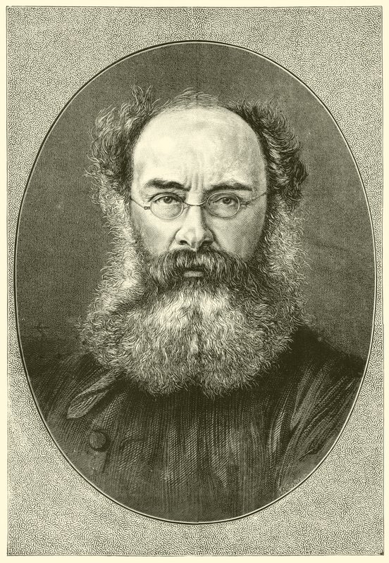 Porträt von Anthony Trollope von Elliott und Fry Studio