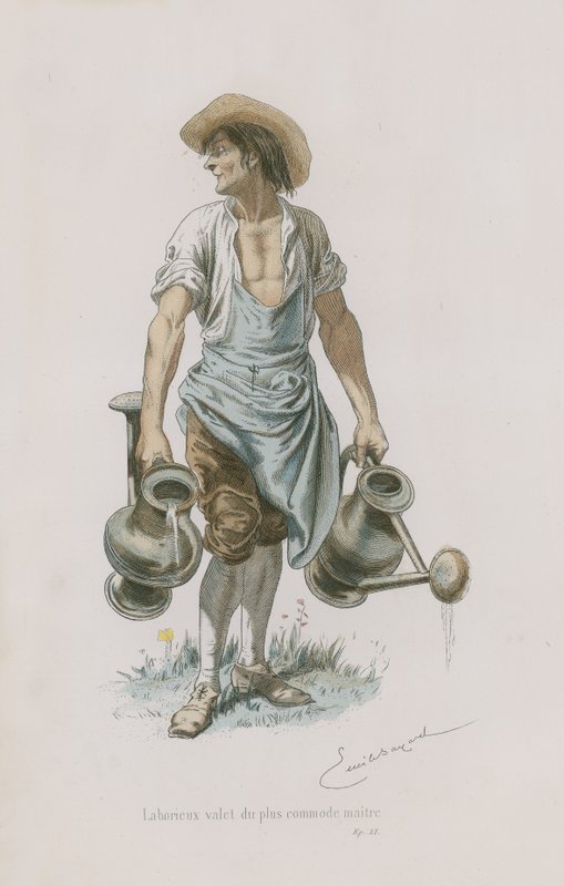 Epistel XI, An meinen Gärtner, 1695 von Emile Antoine Bayard