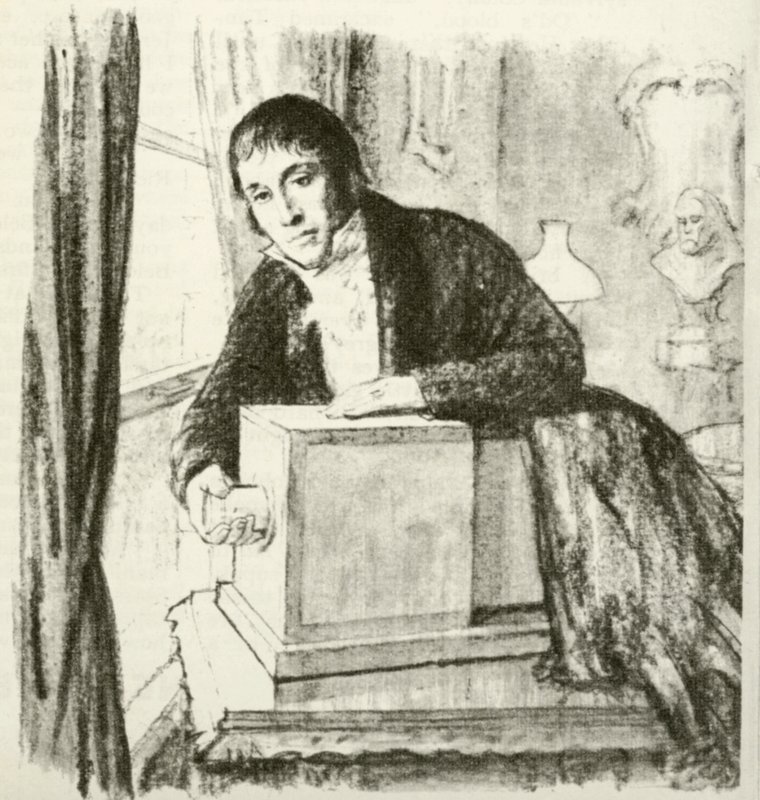 Joseph Nicéphore Niépce macht das erste dauerhafte Foto der Welt von English School