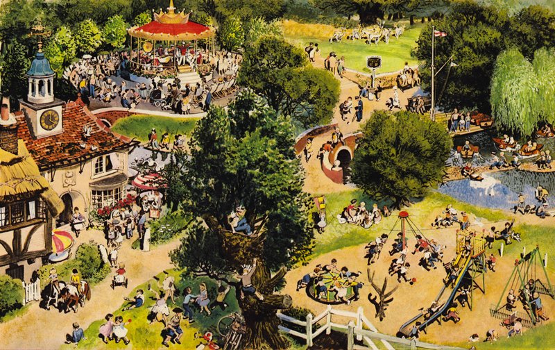 Park, England, 1960er Jahre von English School