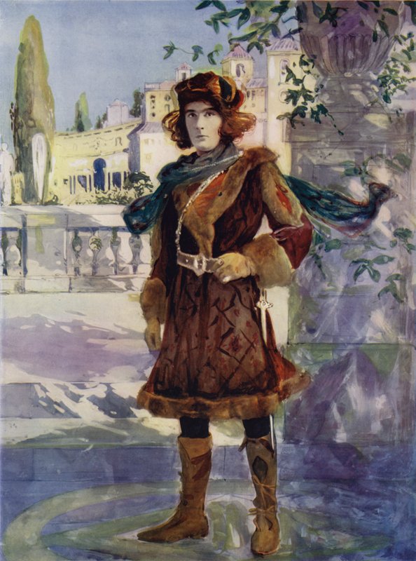 Mr H B Irving in As You Like It von English Photographer