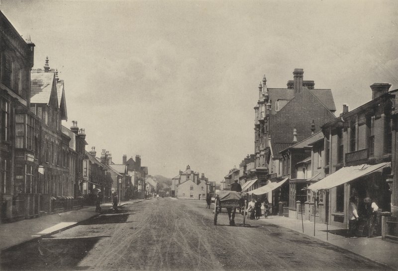 Aldeburgh, High Street (s/w Foto) von English Photographer