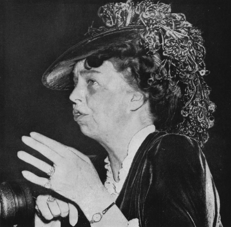 Anna Eleanor Roosevelt, Porträt von English Photographer