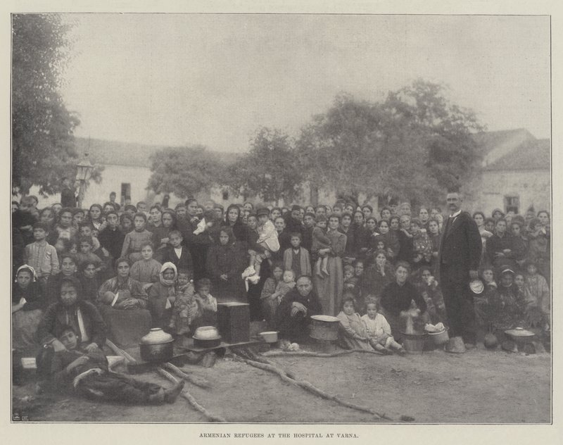 Armenische Flüchtlinge im Krankenhaus von Varna von English Photographer