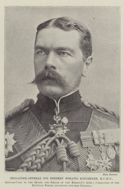 Brigadegeneral Sir Herbert Horatio Kitchener, KCMG von English Photographer