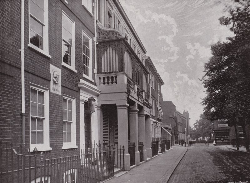 Carlyles Haus, Cheyne Row, Chelsea von English Photographer