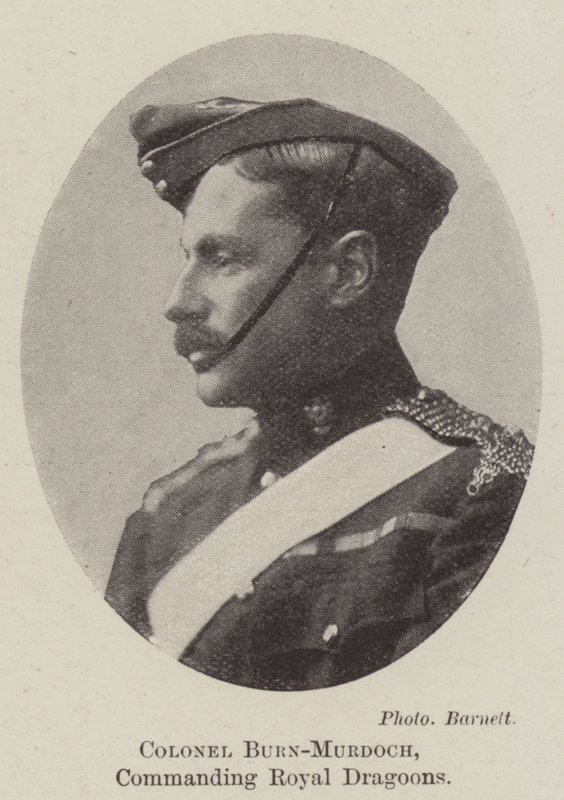 Oberst Burn-Murdoch, Kommandant der Royal Dragoons von English Photographer