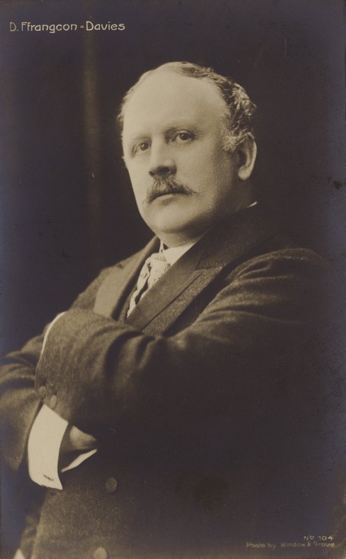David Ffrangcon-Davies, walisischer Baritonsänger (1855-1918) von English Photographer