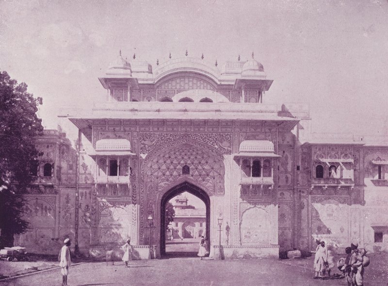 Eingang Maharajahs Palast, Jeypore von English Photographer