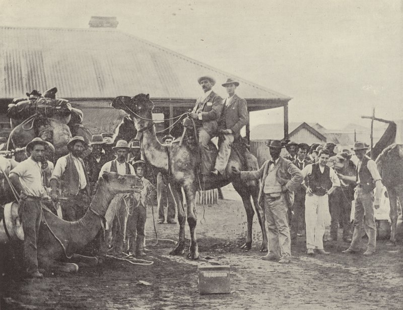 Ausrüstung einer Prospektionsgruppe, Coolgardie, Westaustralien von English Photographer