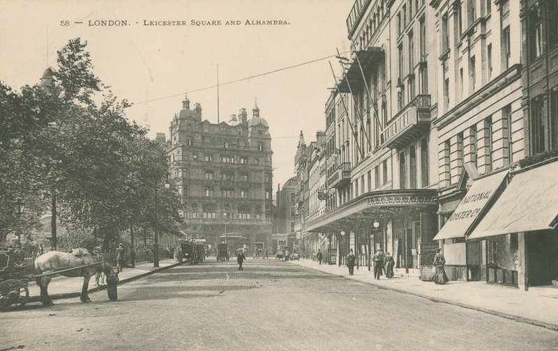 Leicester Square und Alhambra, London von English Photographer