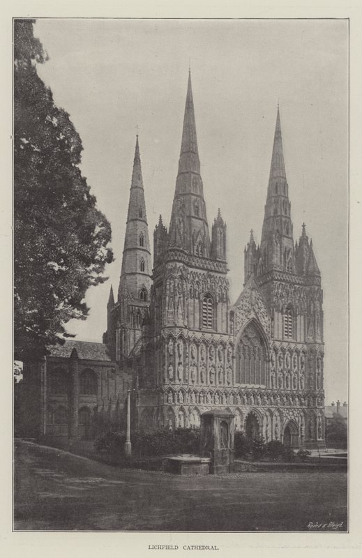 Kathedrale von Lichfield von English Photographer