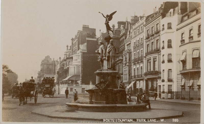 Dichterbrunnen, Park Lane, London von English Photographer