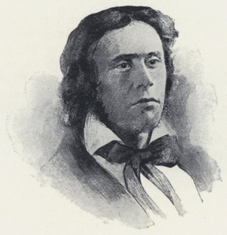 Richard Henry Dana, Jr. (s/w Foto) von English Photographer