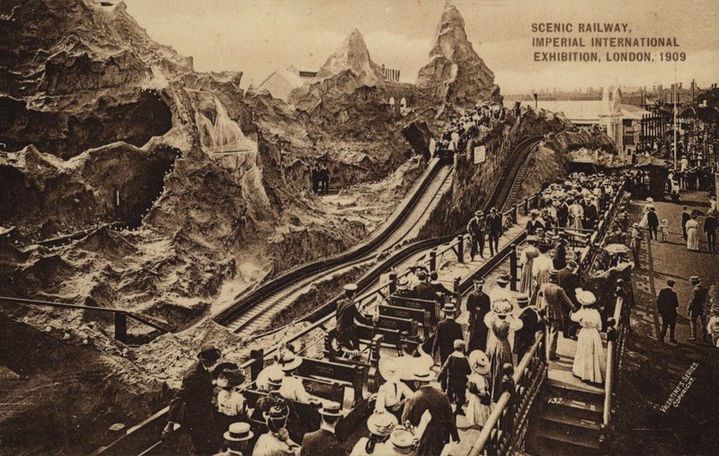 Scenic Railway, Imperial International Exhibition, London von English Photographer