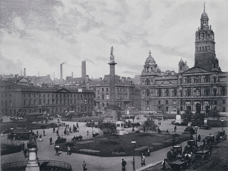 Schottland: Glasgow, George Square von English Photographer